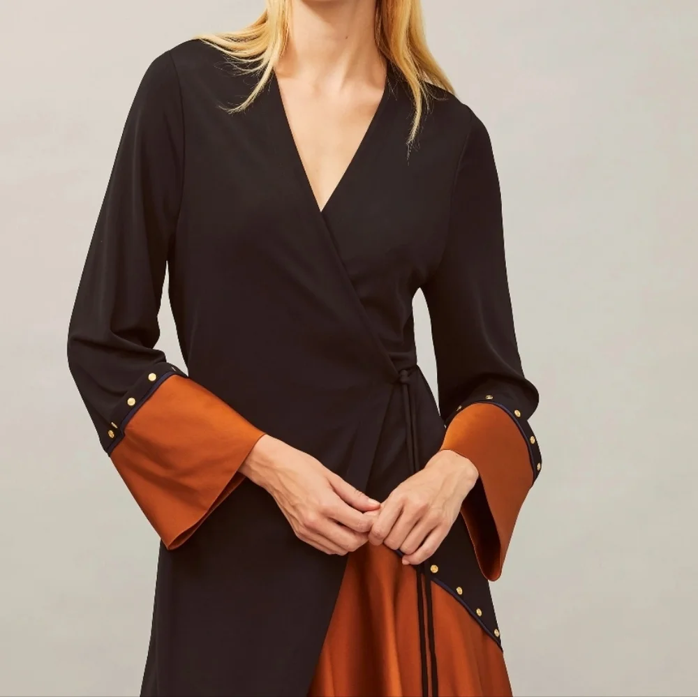 Tory Burch Wrap Women's Dress - Picture 9 of 9